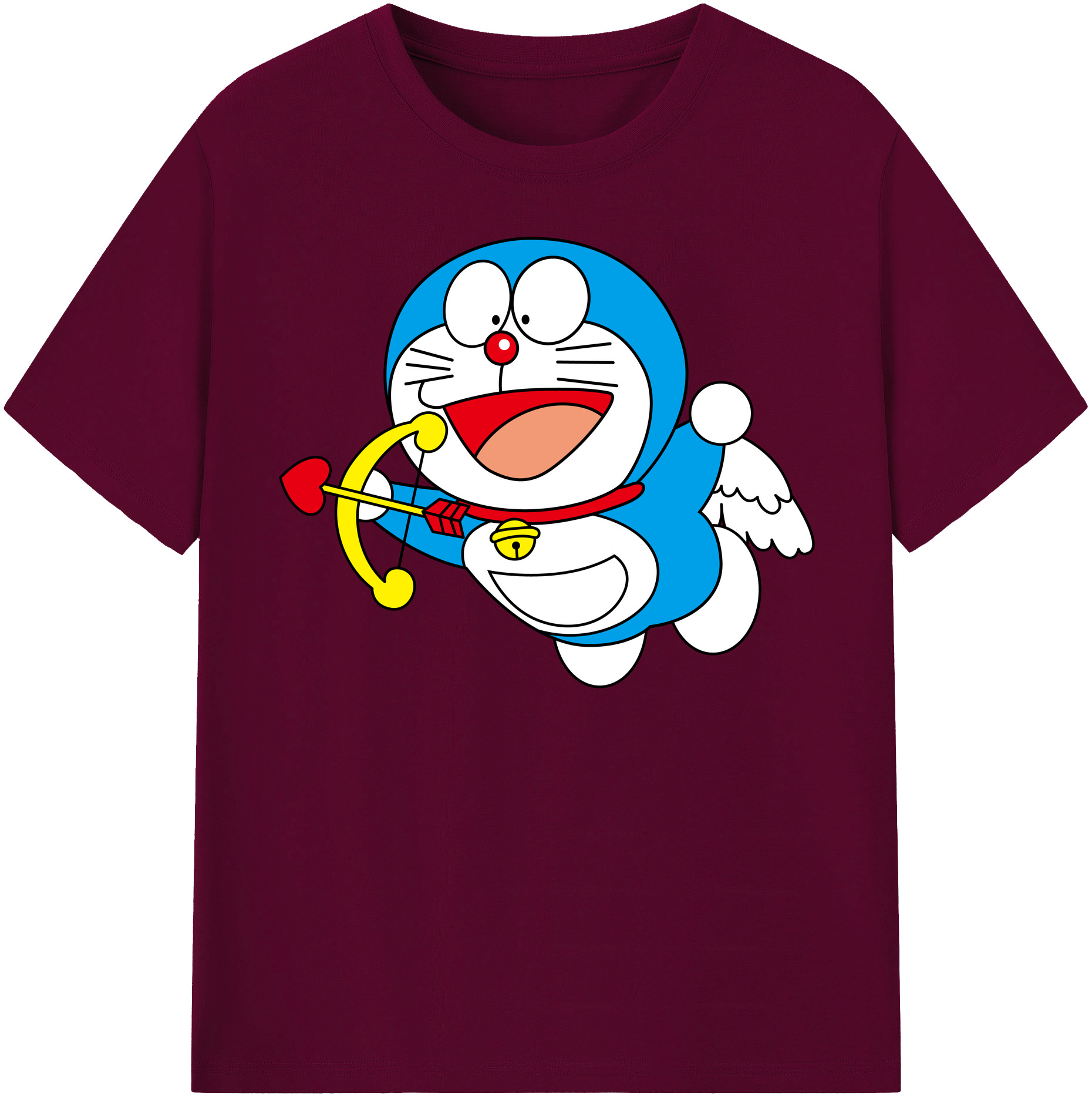 （画像用） ドラえもん Doraemon レディースカジュアルプリントTシャツ（綿100％）
